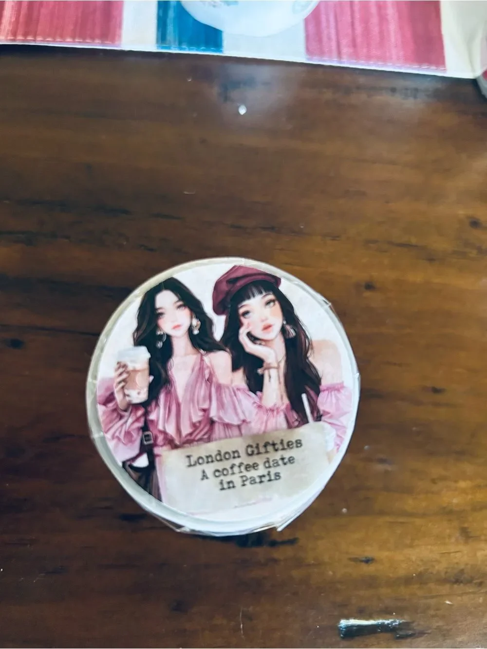 London Gifties PeT tape NEw a coffee date in Paris